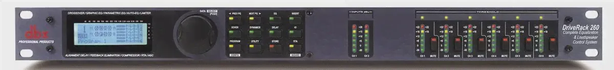 DBX DriveRack 260 системмный контроллер 2 входа/ 6 выходов
