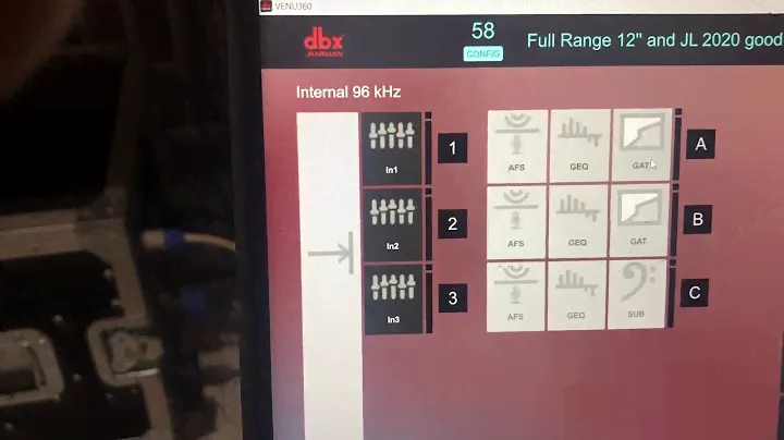 Dbx venu360 software