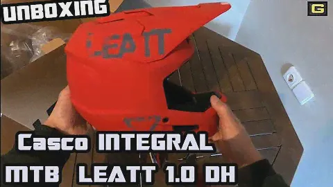 UNBOXING Casco INTEGRAL MTB -  LEATT 1.0  DH Rojo 2021
