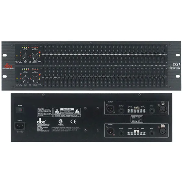 DBX 2231-EU Двухканальный эквалайзер с лимитером