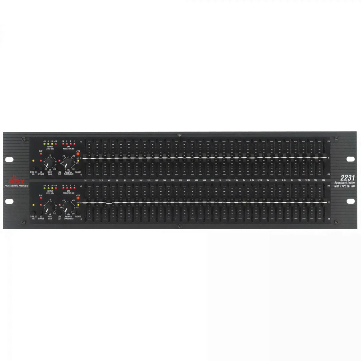 DBX 2231 2-канальный 31-полосный графический эквалайзер с лимитером-0