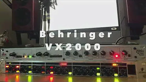 Behringer VX2000 vs  dbx 286s