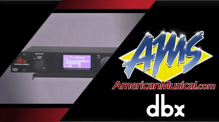 DBX DriveRack PA2 Overview - American Musical Supply