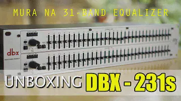 UNBOXING DBX 231s 31-BAND EQUALIZER
