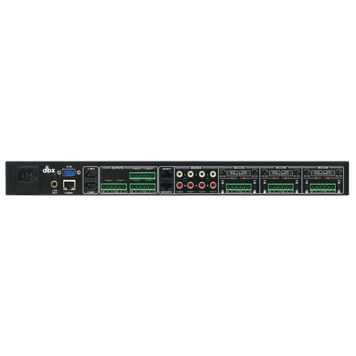 DBX 1261m Аудиопроцессор для многозонных систем-0