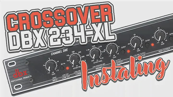 🔴 CROSSOVER DBX 234-XL SETUP