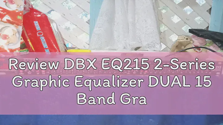 Review DBX EQ215 2-Series Graphic Equalizer DUAL 15 Band Graphic There is a choice of black and whi