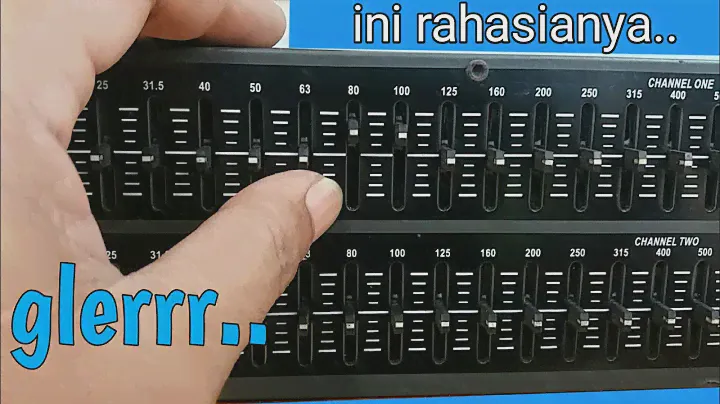 CARA SETTING EQUALIZER dbx231 biar joss..